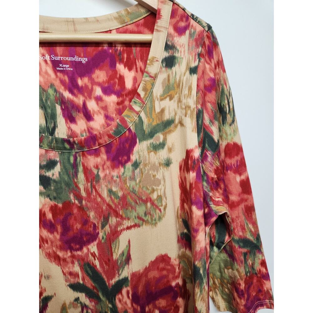 Soft Surroundings Women's Bundle Of 2 Maxi Bohemian Dresses, Sz XL. Multi Color - Picture 11 of 16